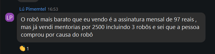 Depoimento de Lú Pimentel sobre uma venda