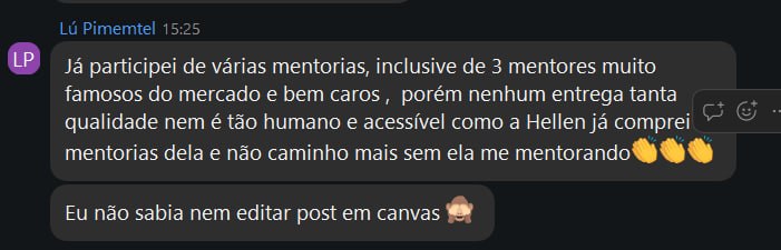 Depoimento de Lú Pimentel